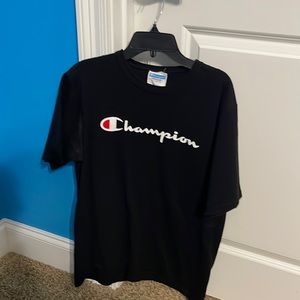Black champion shirt
